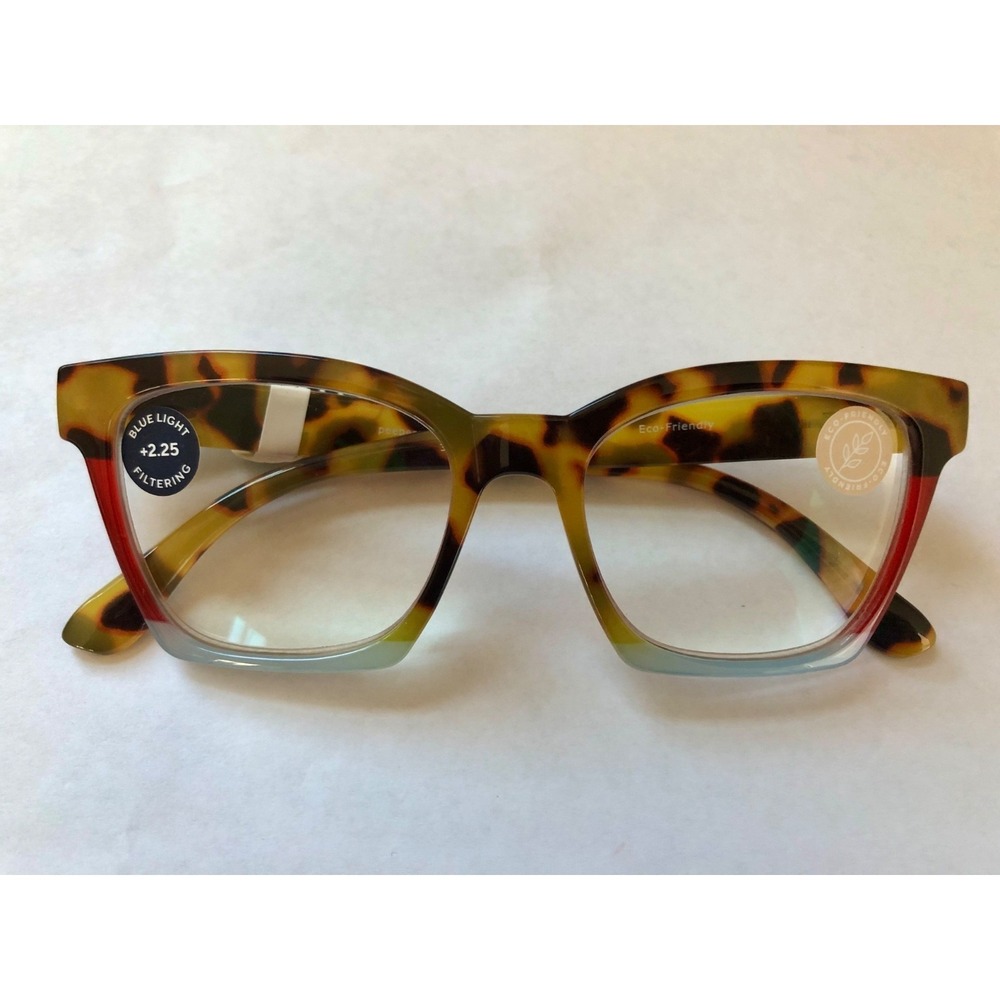 New Birdie Multicolor Peepers Reading Glasses +2.25